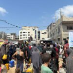 Water Delivered Under Fire: Aid Reaches Families in Al-Sabra, Gaza