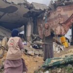 Egg Meal Distribution for Displaced Families at Al-Tal Camp, Northern Gaza