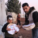 Bread Distribution for Vulnerable Families in Camps near Suran, Northern Syria